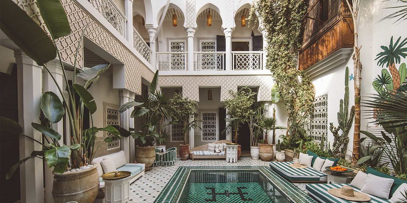Visite déco : le fabuleux riad Yasmine à Marrakech au Maroc