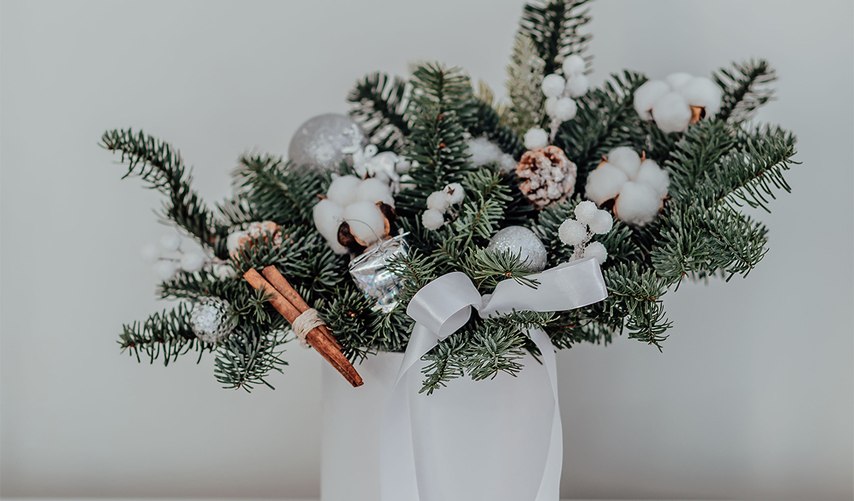 Bouquet de Noël festif pour le salon