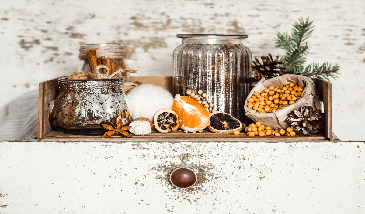 Des fruits séchés pour une décoration gourmande