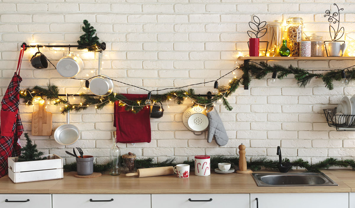 Une guirlande lumineuse pour réchauffer votre cuisine