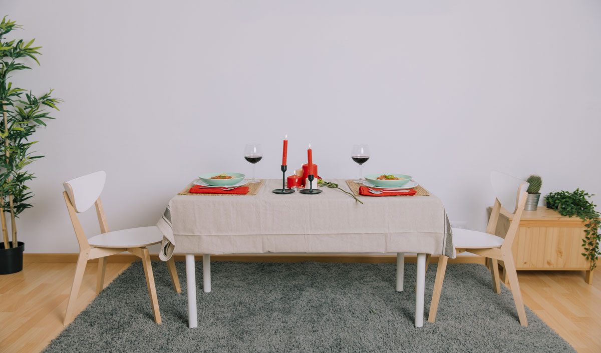 Un tapis pour rendre votre salle à manger cocooning