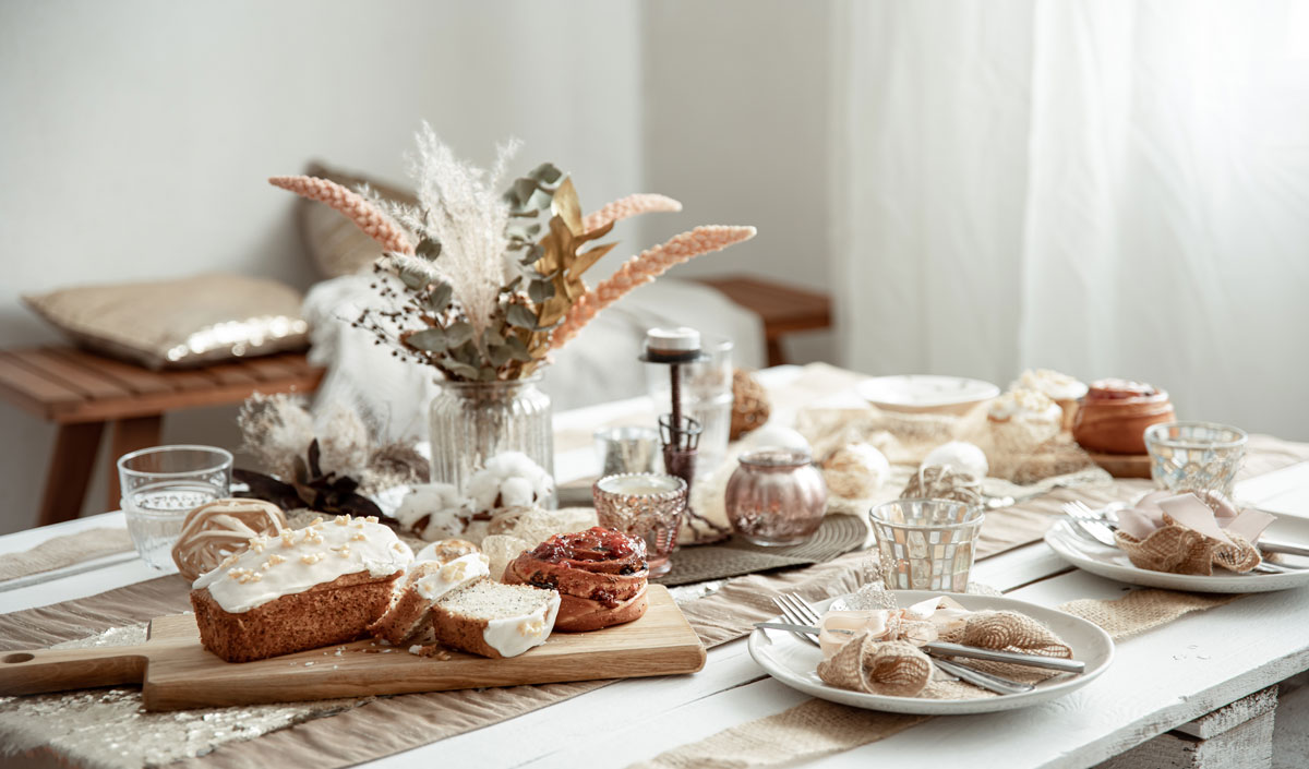 Table de fêtes : Un Noël traditionnel et rustique • Une Bonne Maison