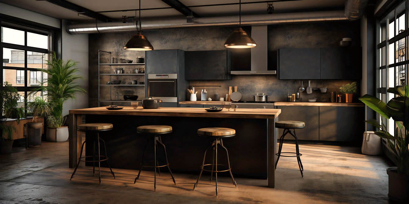 Cuisine industrielle : 15 conseils et idées déco pour un look factory