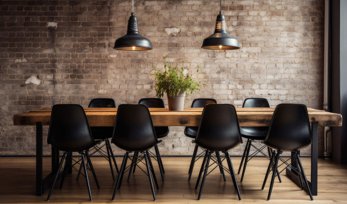 Complétez votre table de salle à manger avec des chaises industrielles
