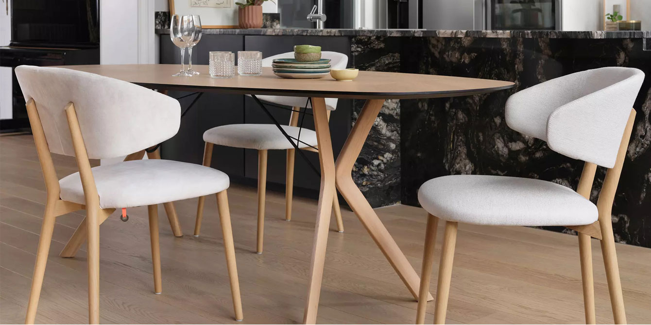 Quel espace prévoir autour d'une table ?