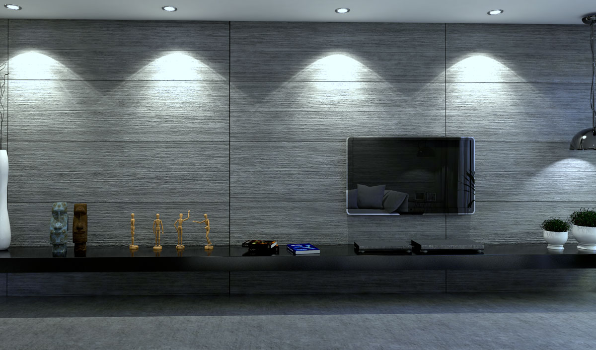 L’éclairage : illuminez et sublimez un grand mur de salon