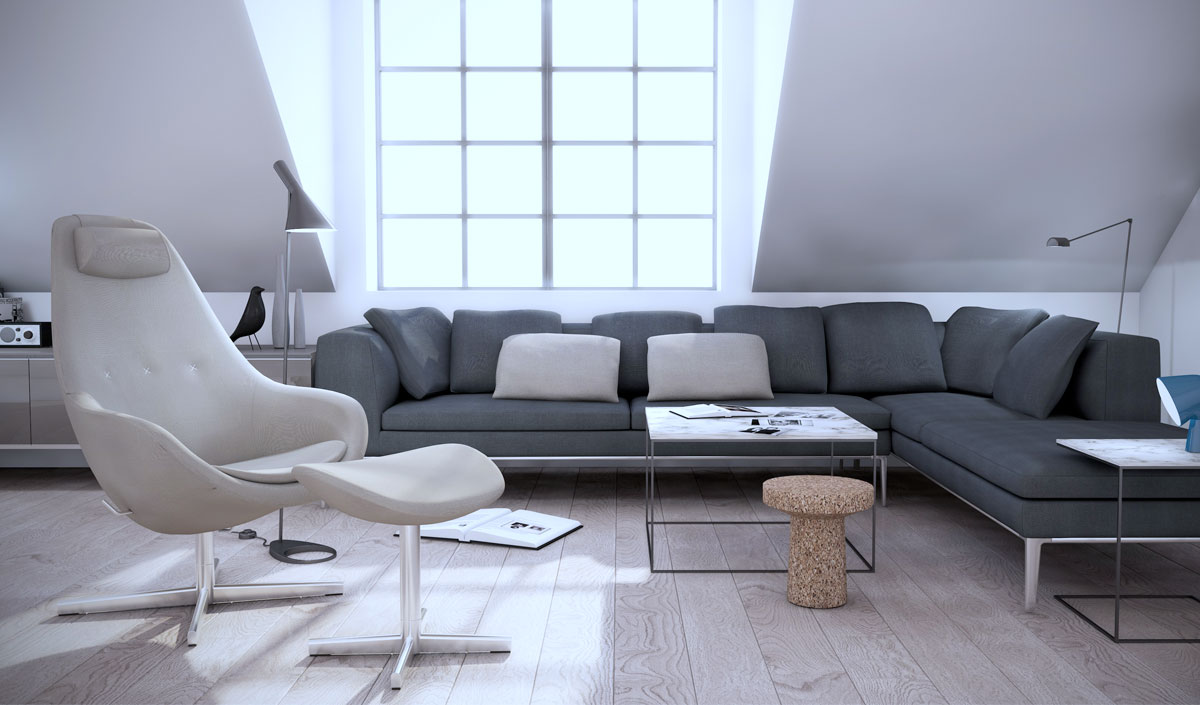 Des meubles pour combler l'espace