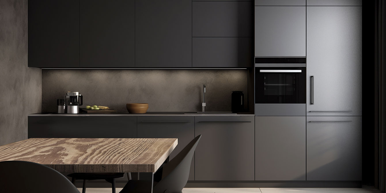 Cuisine gris anthracite : quelle couleur aux murs ?
