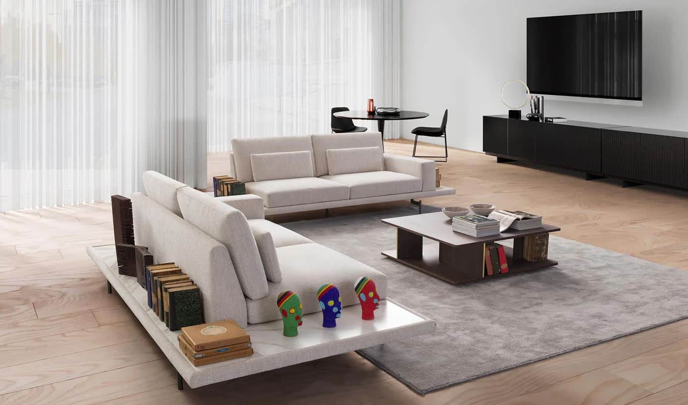 Pourquoi placer deux canapés dans un salon plutôt qu'un seul ?