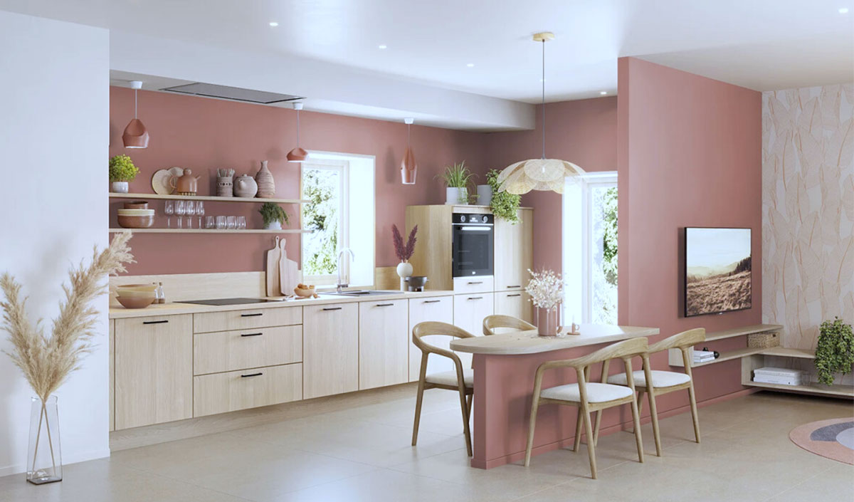 Conseils pour bien choisir la couleur de peinture de votre cuisine en bois clair