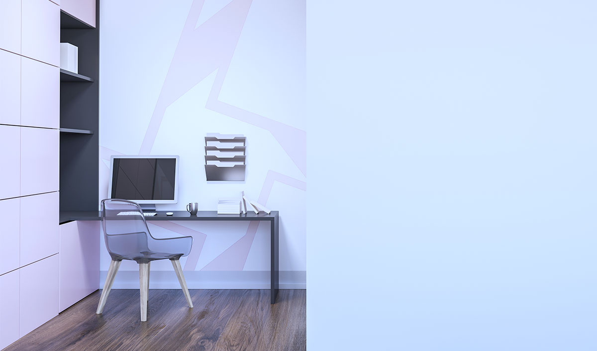 Installer un bureau dans le renfoncement du salon