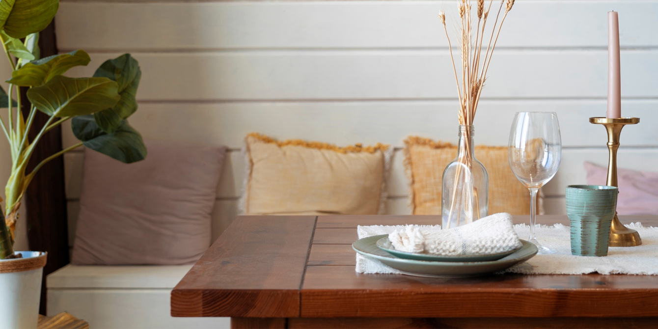Quelle déco sur une table de salle à manger ?