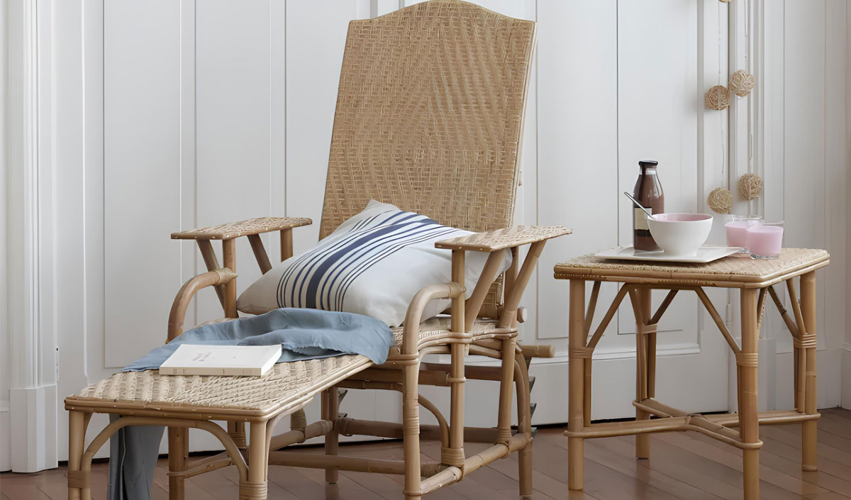 Chaise longue d'intérieur pour la lecture
