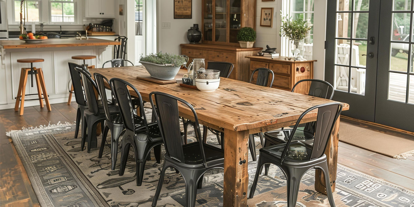 Comment relooker une salle à manger rustique ?