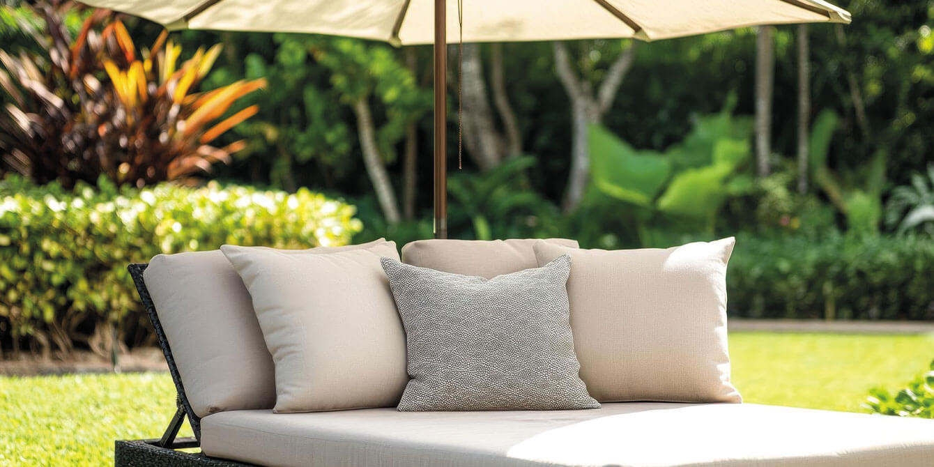 Comment nettoyer des coussins de jardin ?