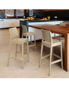 Chaise de bar plastique