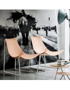 Chaise en cuir design