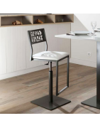 Tabouret pivotant hauteur réglable
