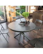 Table ronde extensible