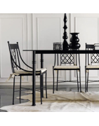 Chaise en fer forgé