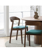 Chaise de salle à manger en bois