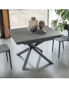 Table carrée en stratifié