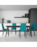 Table rectangulaire en céramique