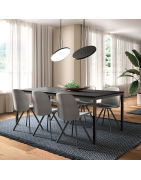 Table rectangulaire en stratifié