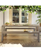 Table de jardin en métal