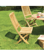 Chaise de jardin en bois