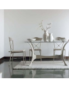 Table de salle à manger en fer forgé