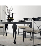 Table de cuisine en fer forgé