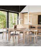 Table ovale extensible