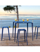 Tabouret de jardin en métal