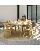 Table de jardin ronde