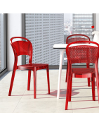 Chaises transparentes