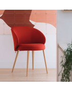 Chaise scandinave tissu