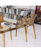 Chaise salon transparente