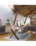 Table industrielle extensible