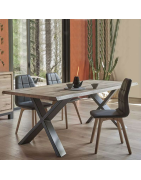 Table industrielle bois