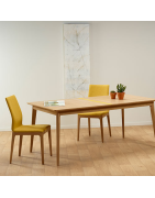 Table scandinave extensible