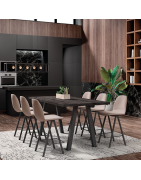 Table haute scandinave