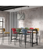 Table haute industrielle