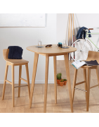 Table mange debout bois