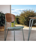 Tabouret de bar bois et métal