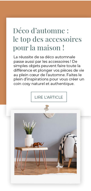 Déco d'automne : le top des accessoires pour la maison.