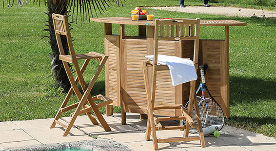 Tabouret de jardin et extérieur