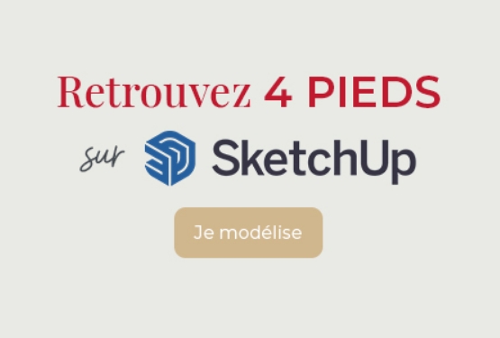 Retrouvez 4Pieds sur SketchUp